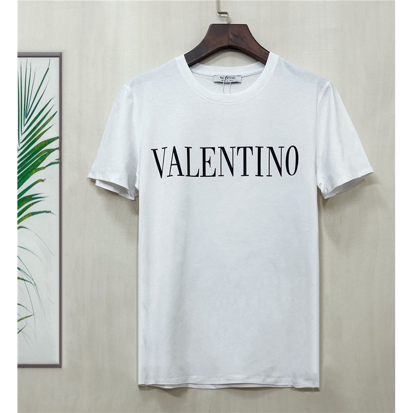 Valent1n0   Áo Thun Ngắn Tay Cổ Tròn In Chữ Valent1n0 2022 Thời Trang Mùa Hè Mới Size S-4XL