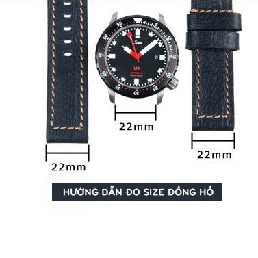 [Free Ship] Dây Đồng Hồ Da Khóa Bướm,Dây Da Đồng Hồ Thời Trang Apple Watch 14mm,16mm,18mm,20mm,22mm,24mm, mã VL331732.