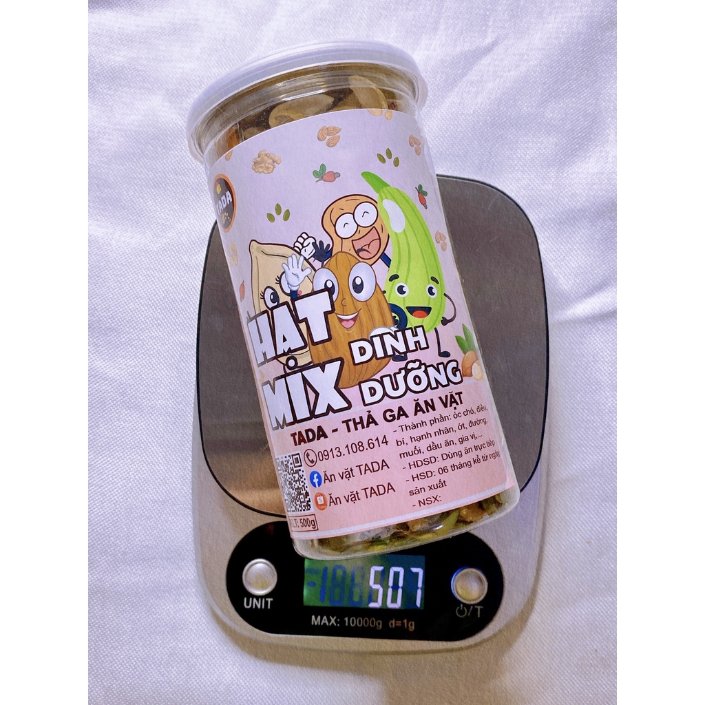 500g Hạt Mix Dinh Dưỡng Óc Chó, Hạnh Nhân, Hạt Bí, Hạt Điều, Macca Thơm Ngon Bổ Dưỡng Rẻ Nhất Hà Nội