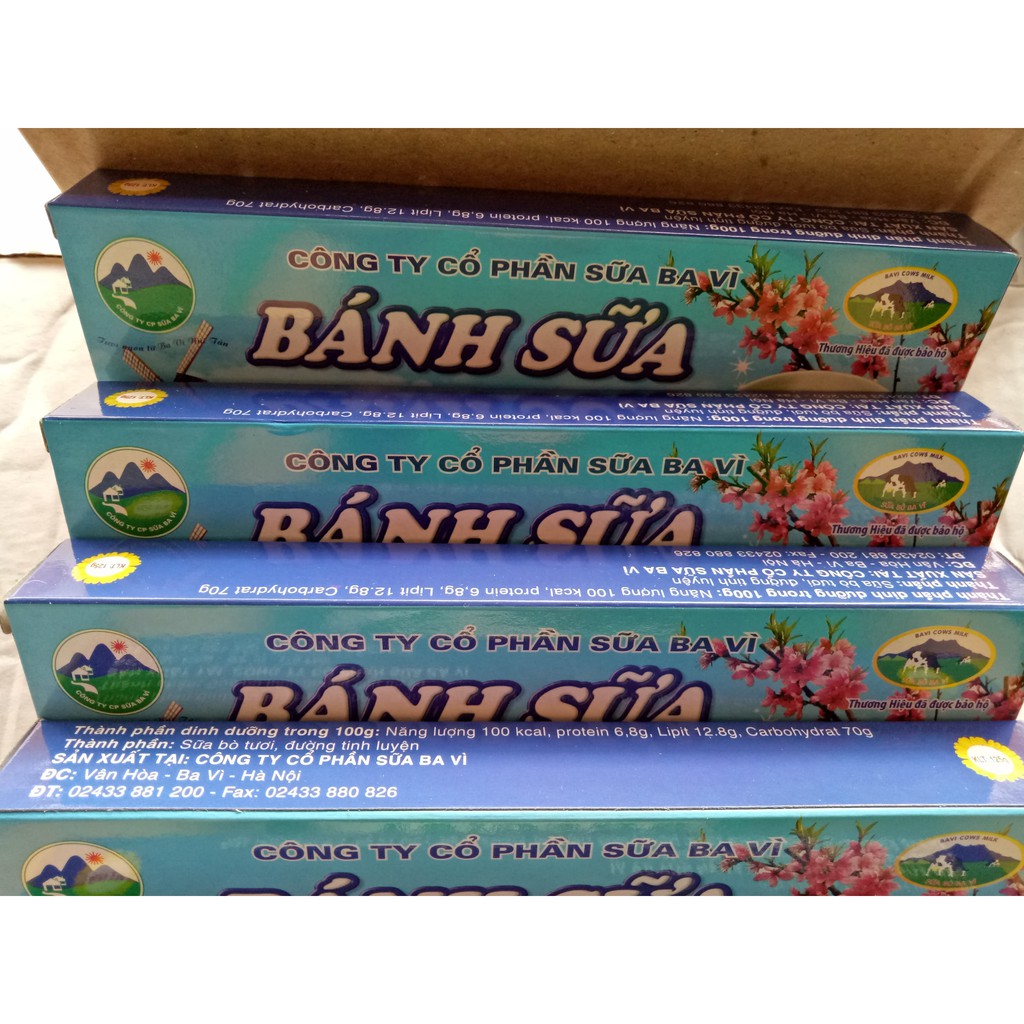 Combo 5 hộp bánh sữa Ba Vì loại ngọt