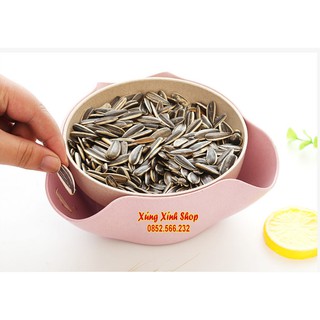 Bát có khay để vỏ