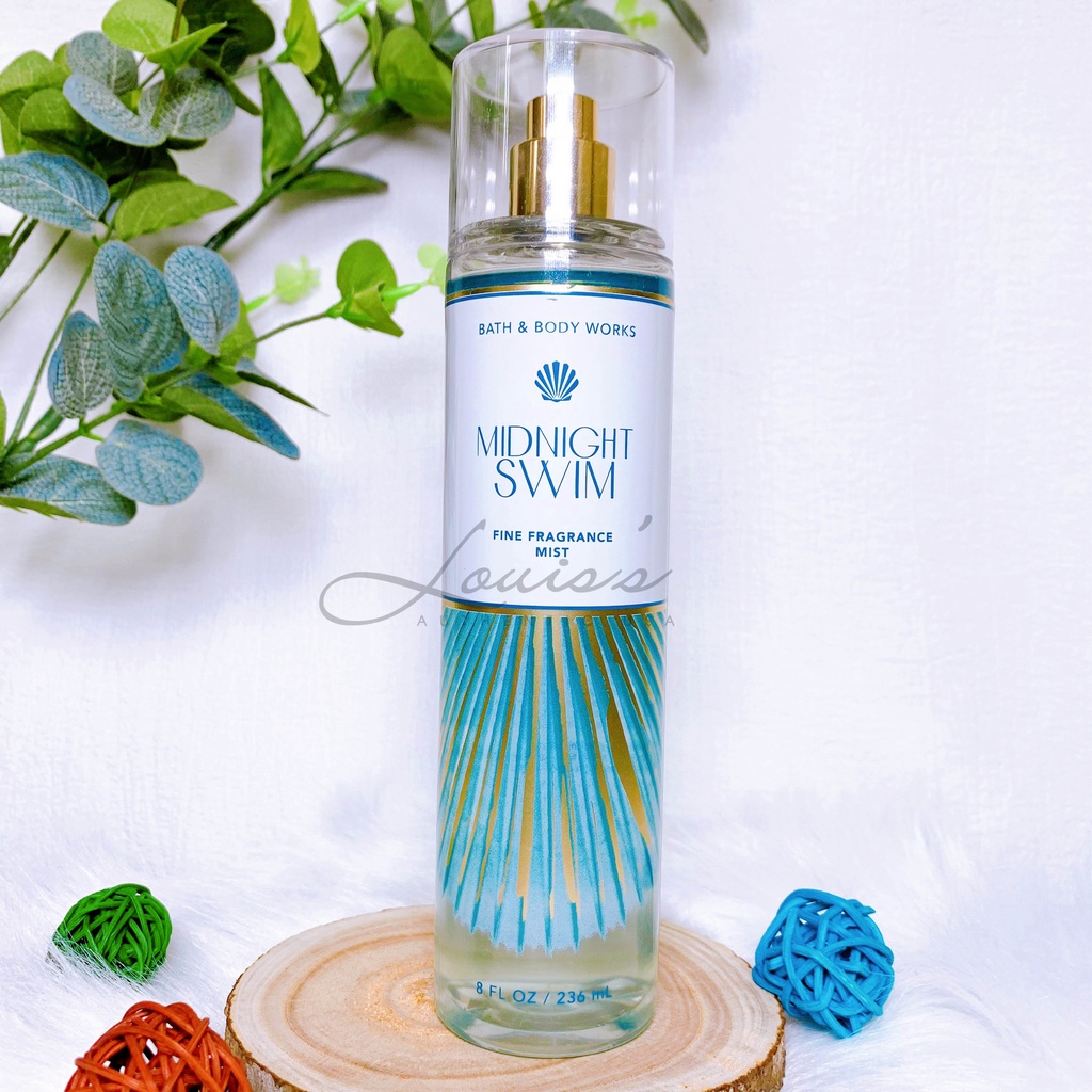 MIDNIGHT SWIM - Xịt thơm toàn thân Bath & Body Works Mỹ