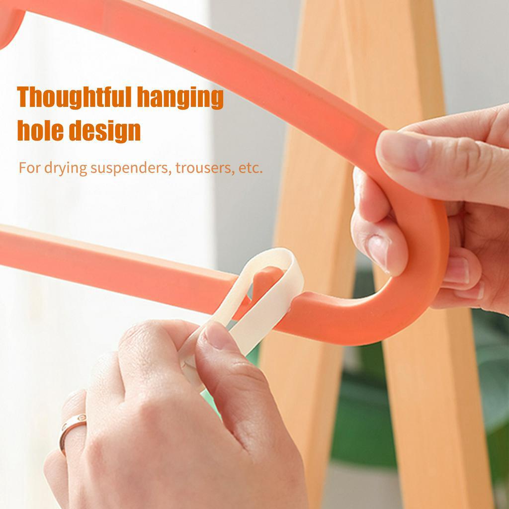 Set 5 móc phơi quần áo JUJIAJIA bằng PP chống trượt đa năng tiện dụng