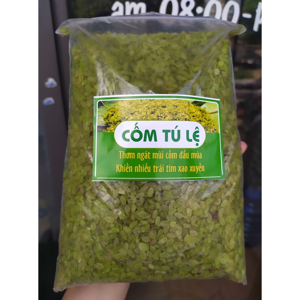 Cốm Khô Tú Lệ Cốm Xanh Lá Dứa 500Gr Không Chất Bảo Quản Làm Xôi Cốm, Chả Cốm Và Kem Cốm Cực Ngon