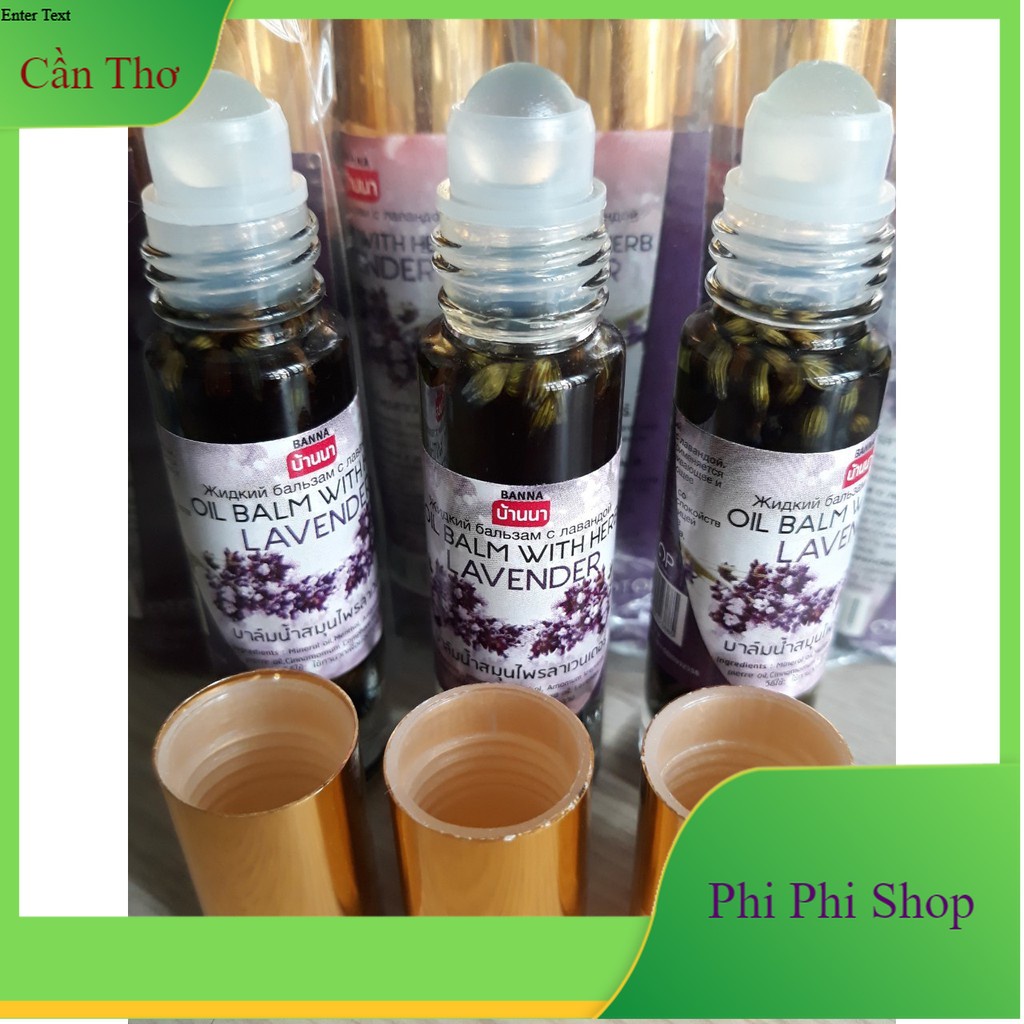 Dầu bi lăn hương hoa lavender THÁI LAN - DẦU OIL BALM WITH HERB LAVENDER