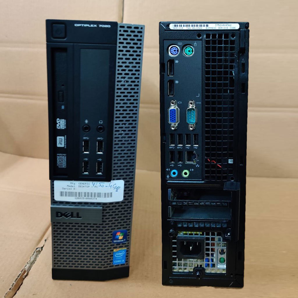 Thùng máy CPU DELL OPTIPLEX G860-RAM 4G- SSD 128GB
