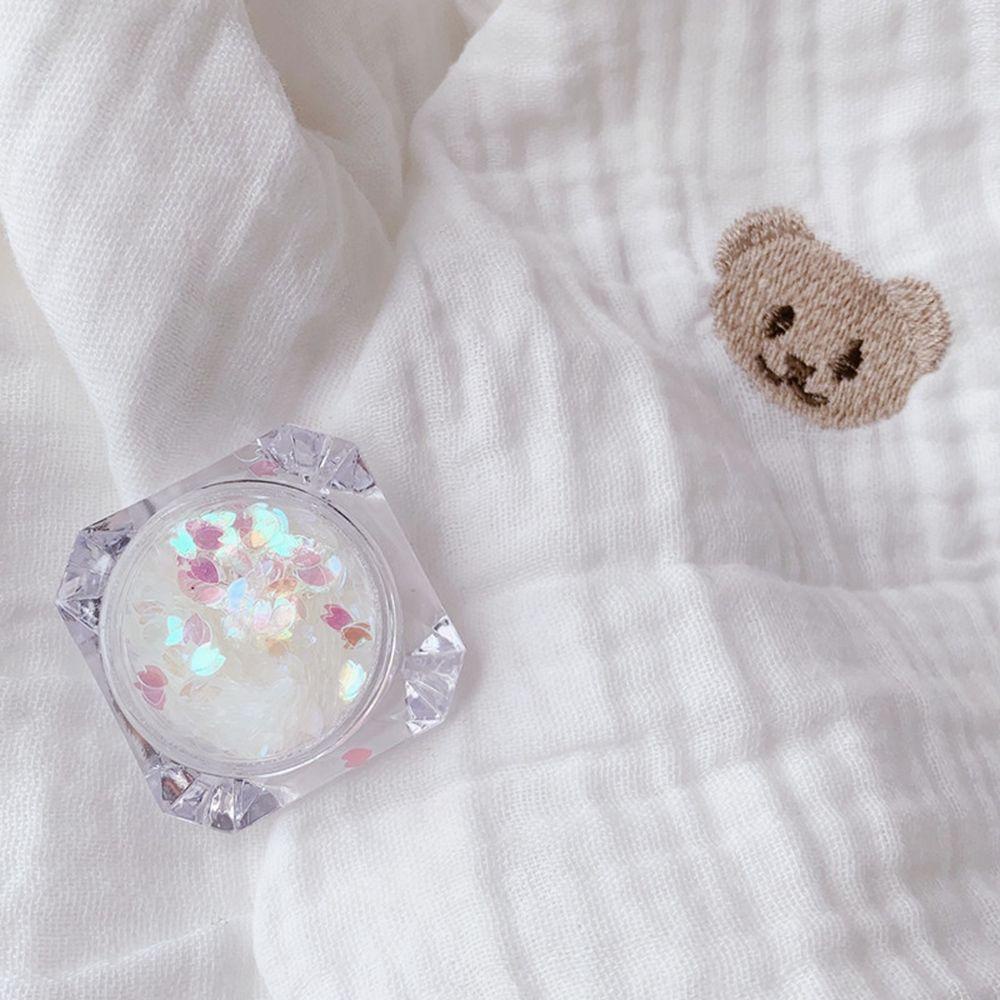 Hộp Kim Tuyến Hình Cánh Hoa Anh Đào 3D Trang Trí Móng Tay Nghệ Thuật DIY