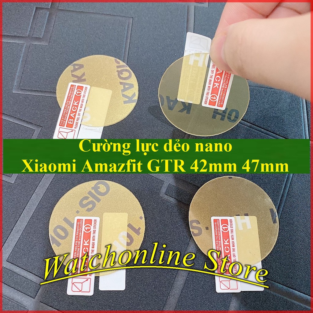 Cường lực dẻo nano dành cho Xiaomi Amazfit GTR 42MM 47MM