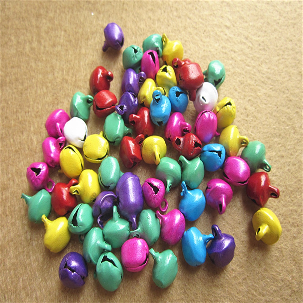 Set 50 chuông mini treo cây thông trang trí lễ giáng sinh diy