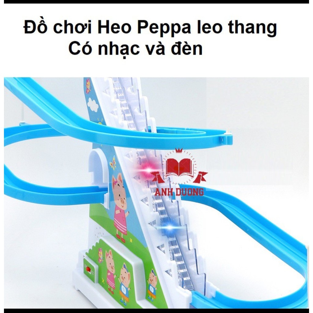 ĐỒ CHƠI HEO PEPPA LEO THANG CÓ NHẠC VÀ ĐÈN