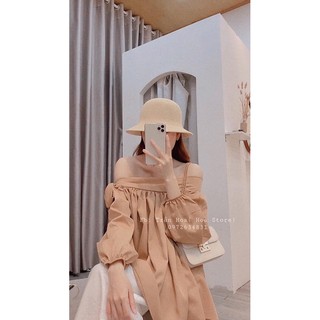 áo trễ vai lụa ( ảnh shop tự chụp )