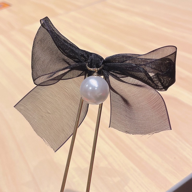 Kẹp Tóc Hình Chữ U Đính Ngọc Trai Giả Thời Trang Cho Nữ