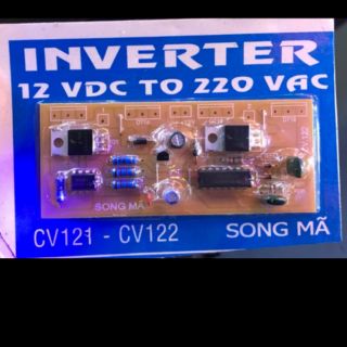 mạch inveter từ 12v lên 220v ac