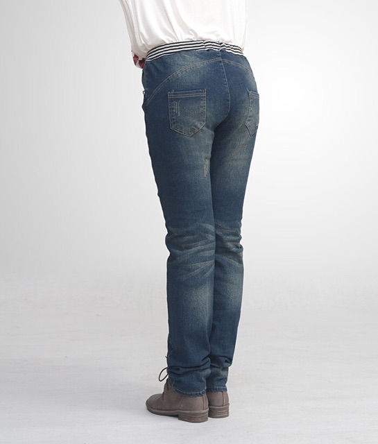 Quần jean big size lưng thun ống suông cao cấp size đại 70-90kg