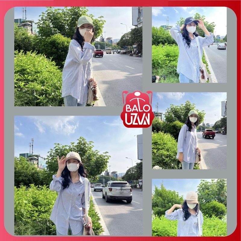 Mũ lưỡi trai nam nữ Ulzzang đẹp, nón kết thêu chữ phong cách basic trẻ trung form unisex vải kaki - nhung mịn