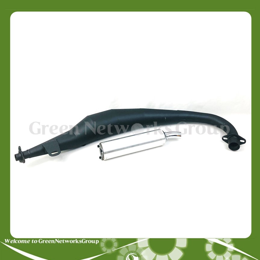 Pô xì po tăng tốc bụng đen + lon pô tăng tốc AHM dành cho dòng xe 2 thì Greennetworks