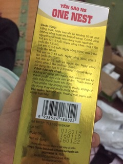 COMBO 2 YẾN SÀO ONE NEST 2019 ( được xem hàng)