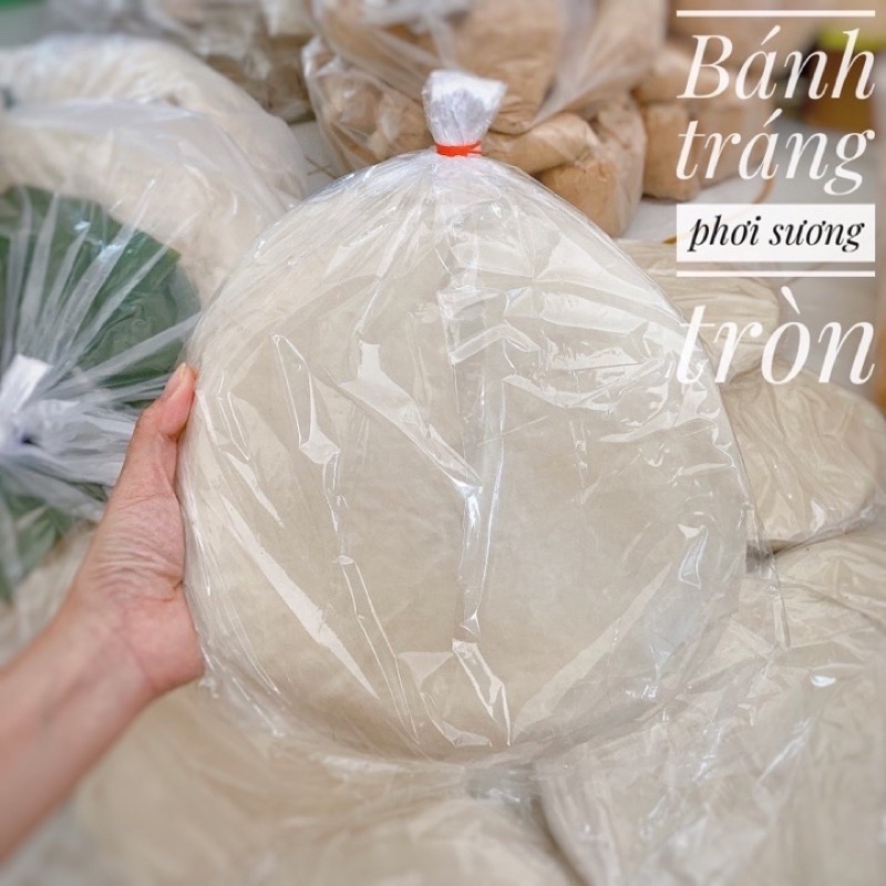 BÁNH TRÁNG PHƠI SƯƠNG TRÒN DẺO THƠM 500g