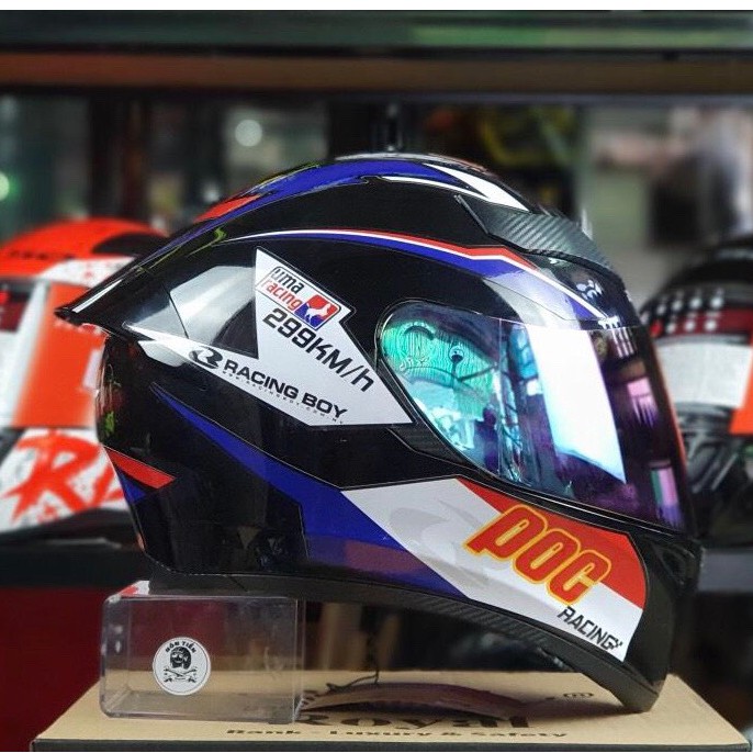 Mũ Fullface m138B 1 kính lên tem UMA RACING cực đẹp, BAO DÁN TEM, TẶNG TÚI ĐỰNG, BẢO HÀNH 12 Tháng