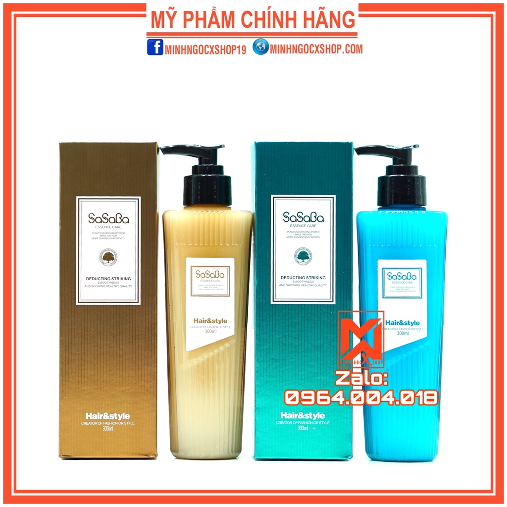 Xả khô, sữa tạo kiểu SASABA 300ml chính hãng