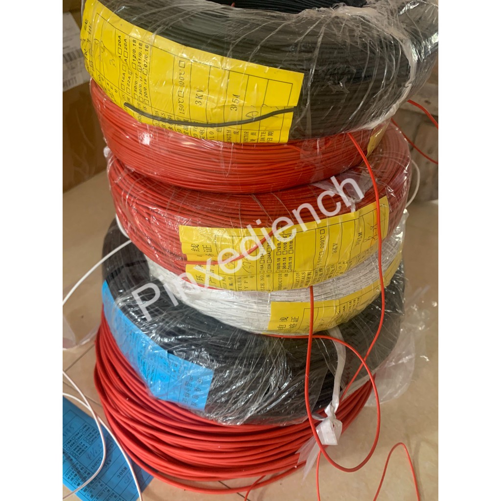 Dây điện AWG Silicone dẻo chịu nhiệt 200°C chống cháy