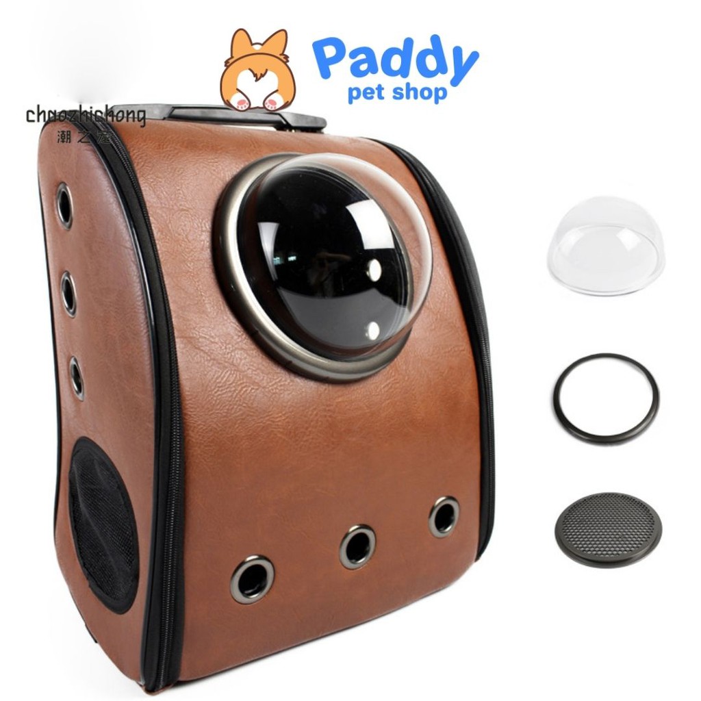 Balo Da Cao Cấp Vận Chuyển Chó Mèo (&lt;10kg)