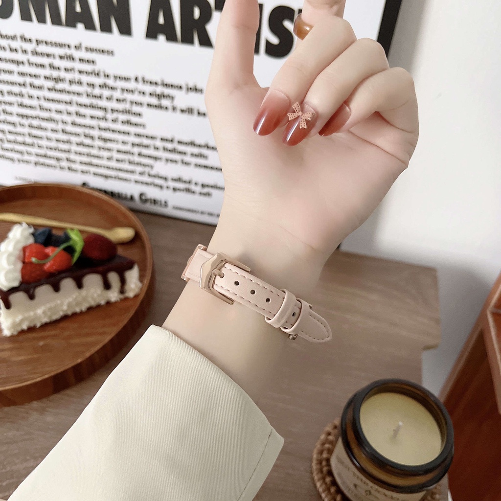 Dây Đeo Bằng Da Thật Cho Đồng Hồ apple watch 7 series 38mm 40mm 41mm iwatch se 6 5 4 3 2 42mm 44mm 45mm t500 pro x7 d20 w34