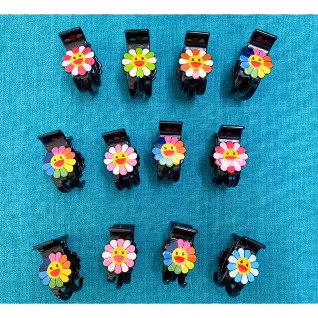 Kẹp càng cua 3 răng hình hoa Kaikai kiki và hoạt hình kute