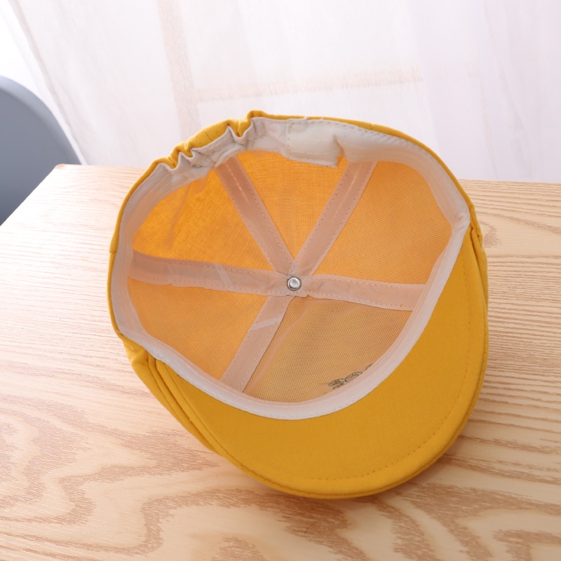 Mũ Beret Họa Tiết Ca Rô Thời Trang Dành Cho Bé