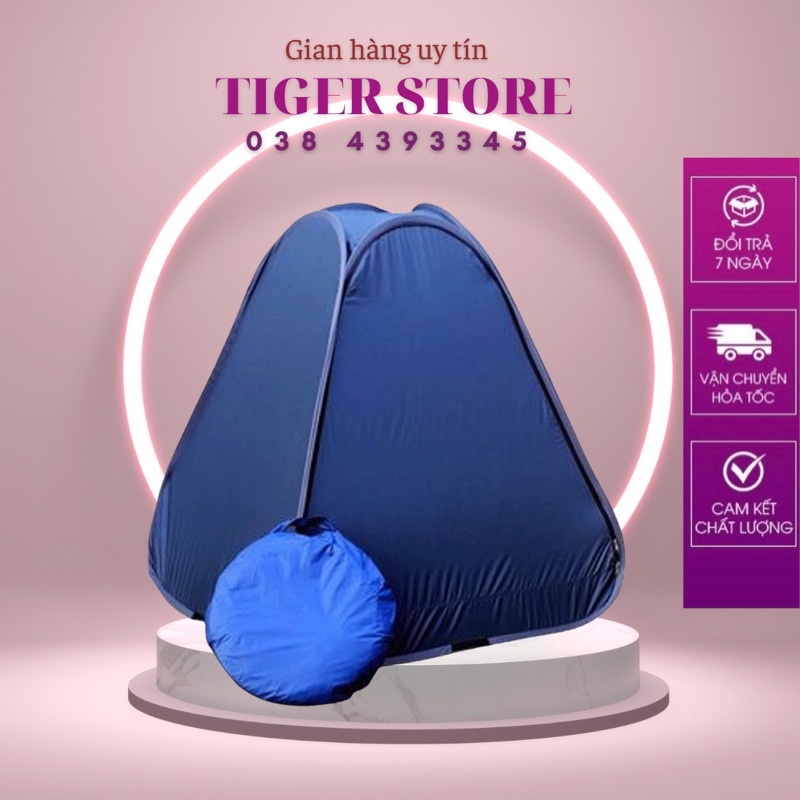 ( Lều tam giác) Lều xông hơi tự bung sau sinh loại vải dầy chống thấm nước( màu ngẫu nhiên)
