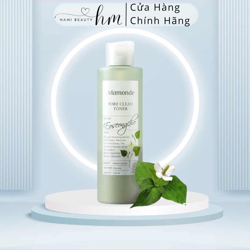 Toner Mamonder Diếp Cá Dành Cho Da Mụn và Da Nhạy Cảm