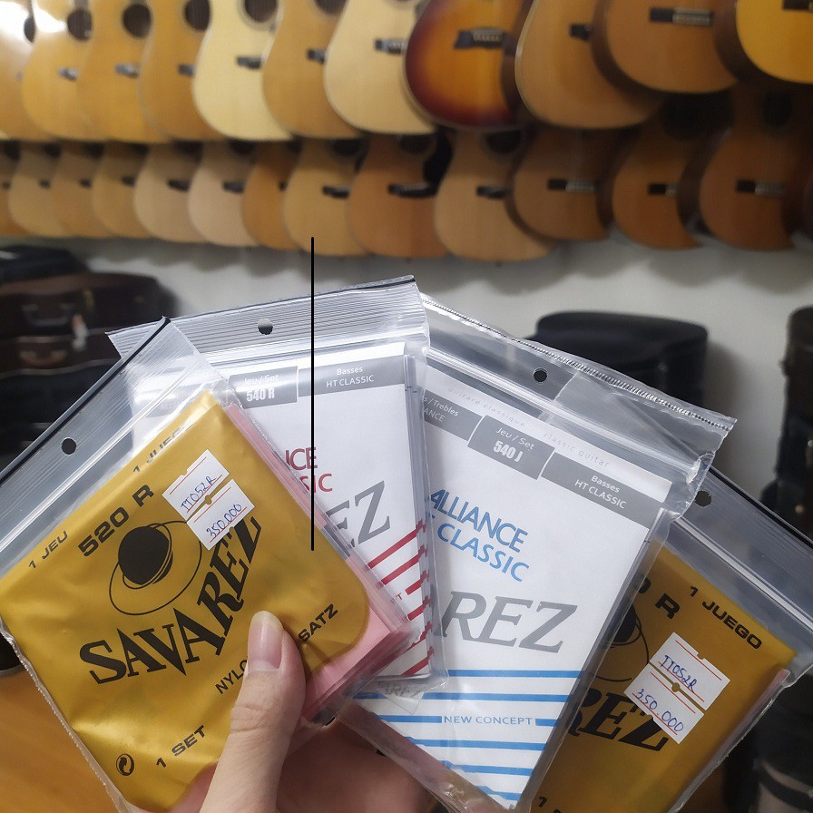 Dây guitar classic cao cấp Savarez 510MJ, 520R, 540J, 540R, 500AR chính hãng
