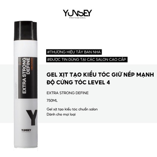 Keo xịt tóc giữ nếp cố định lâu dài Yunsey Strong Define 750ml