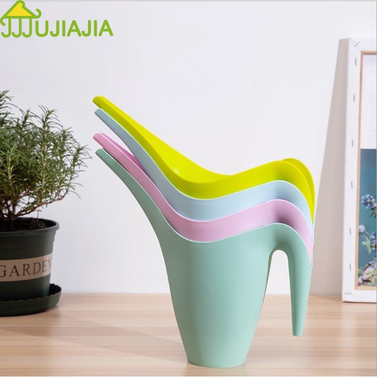 Bình tưới cây JUJIAJIA dung tích lớn 1000/1800ml màu xanh lá cho làm vườn