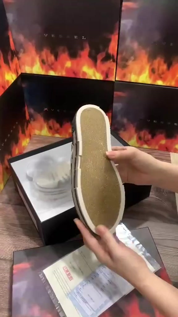 Giày Sneaker, Giày thể thao nam nữ Xvessel cao cấp full box đế gỗ đúc đẹp siêu nhẹ, vải rách cổ thấp cá tính D10 | BigBuy360 - bigbuy360.vn