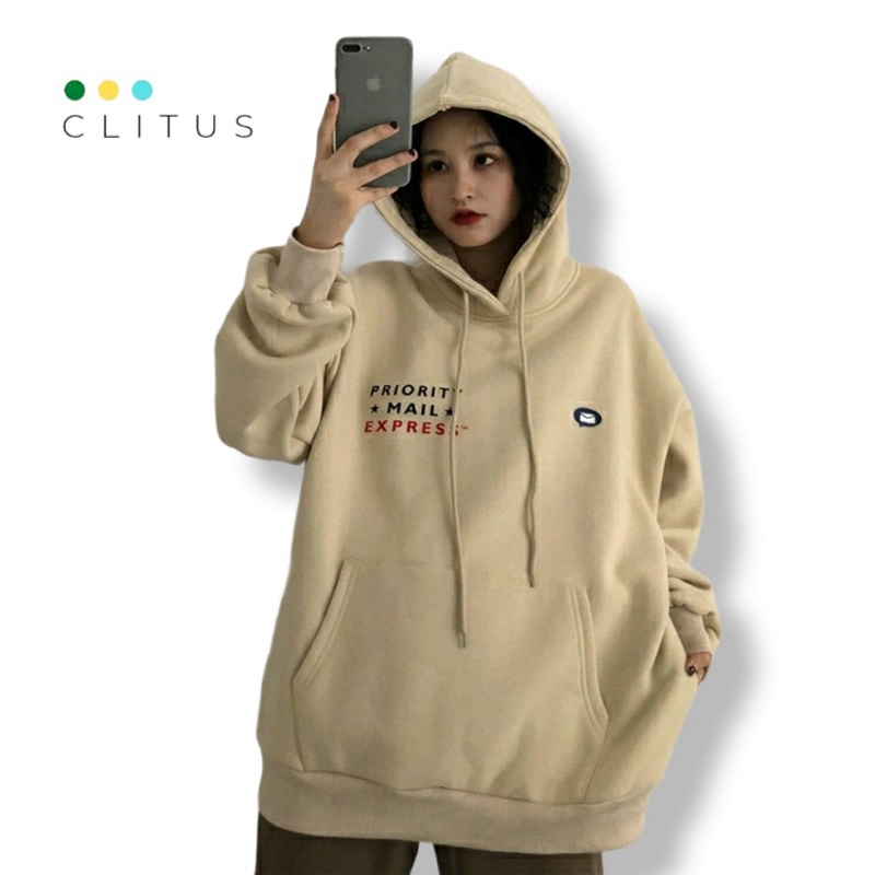 Áo HOODIE UNISEX Form Rộng Chất Nỉ Ngoại Dày Dặn - CLITUS FASHION