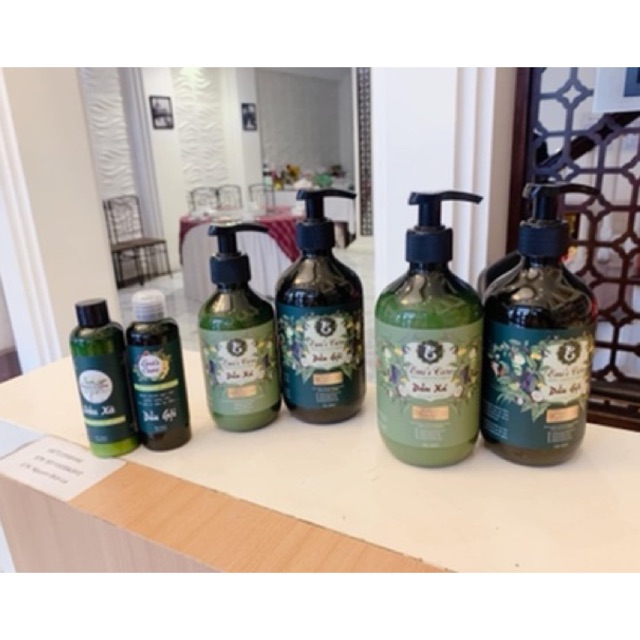 Cặp dầu gội xả thảo dược tự nhiên 100% organic Emi’s Care