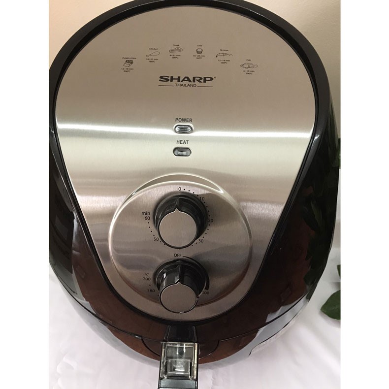 Nồi chiên không dầu SHARP xuất xứ Thái Lan - bảo hành 2 năm