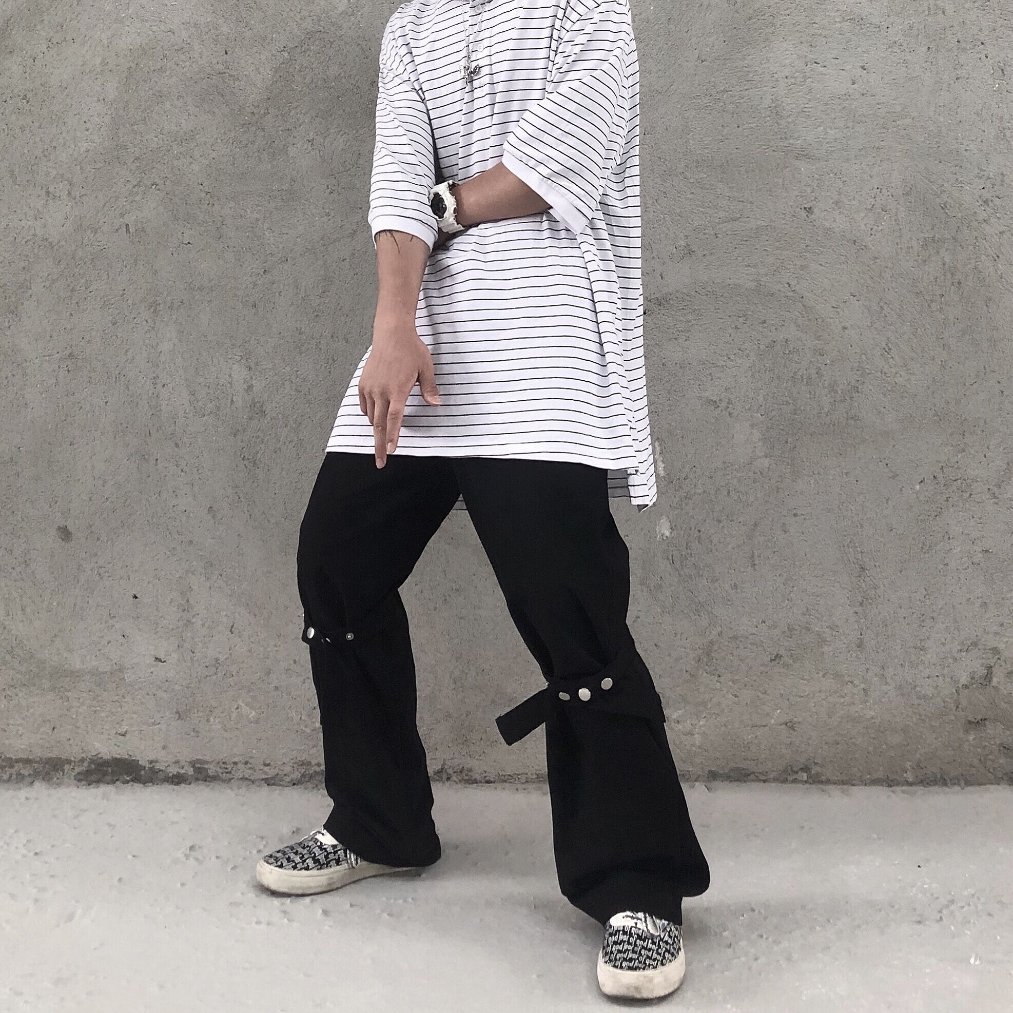 Quần Dài Phối Nút Xinh Xắn Dành Cho Nữ 196463Quần Dài Phong Cách Hiphop Đường Phố Cá Tính | BigBuy360 - bigbuy360.vn