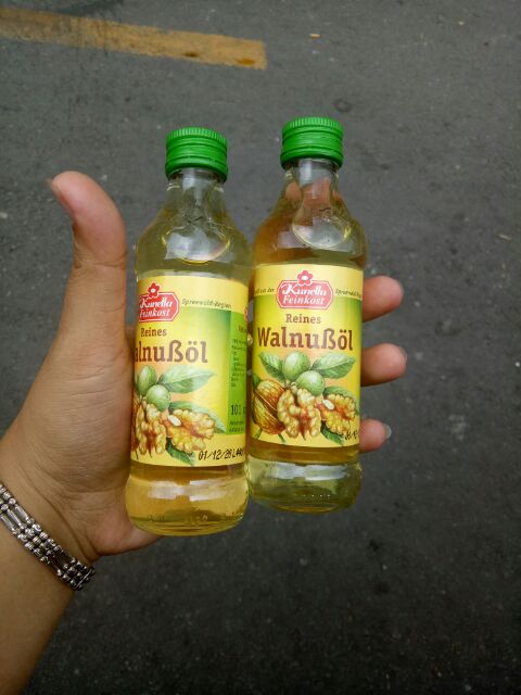 Dầu ăn hạt óc chó 100ml của Đức