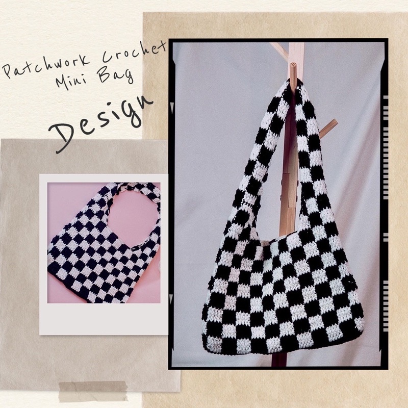 Túi len caro đan móc len thủ công Nhà Santori Shop