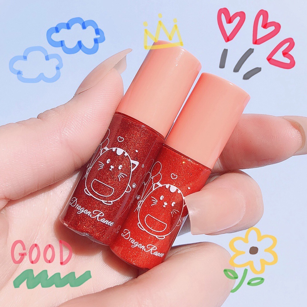 Son Kem Lì Mini Chống Thấm Nước Không Phai Màu Lâu Trôi Thiết Kế Dễ Thương Cho Học Sinh