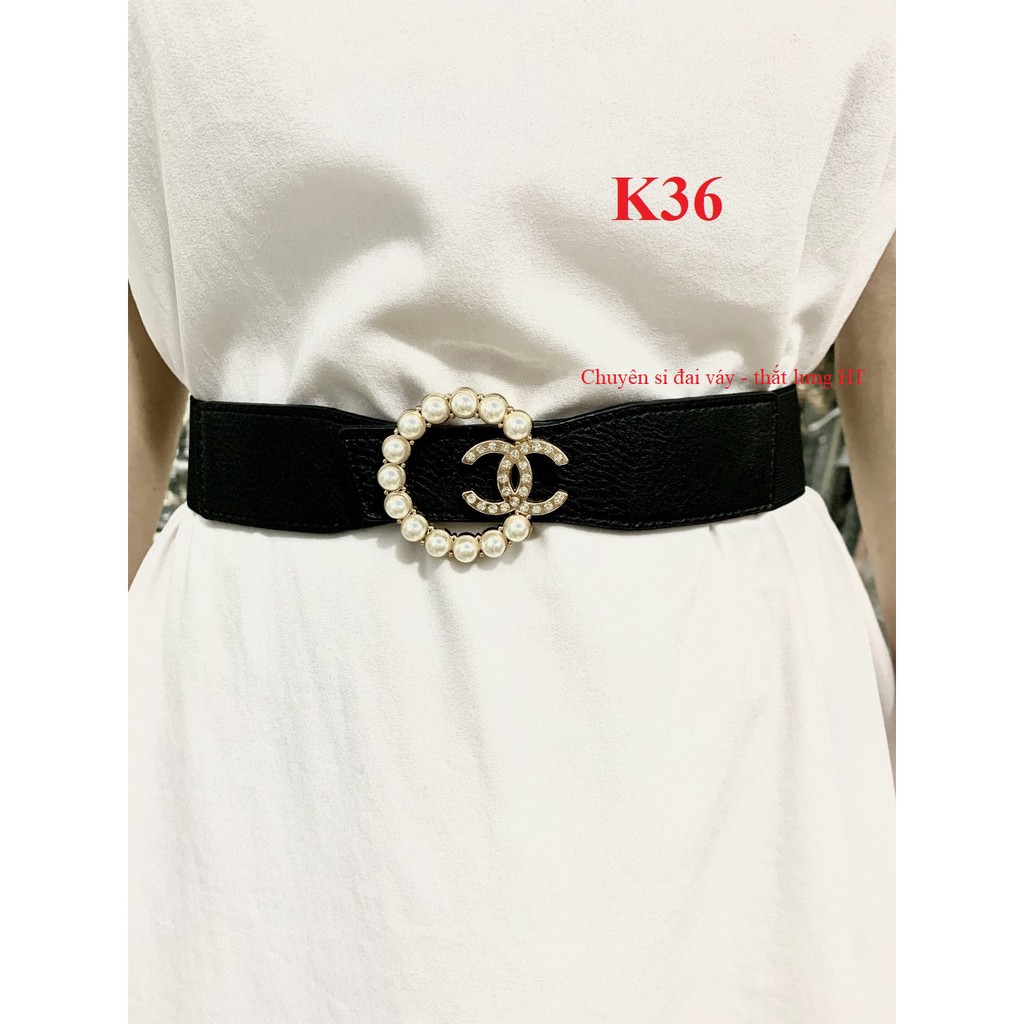 Đai váy belt đầm X xinh 4cm K36