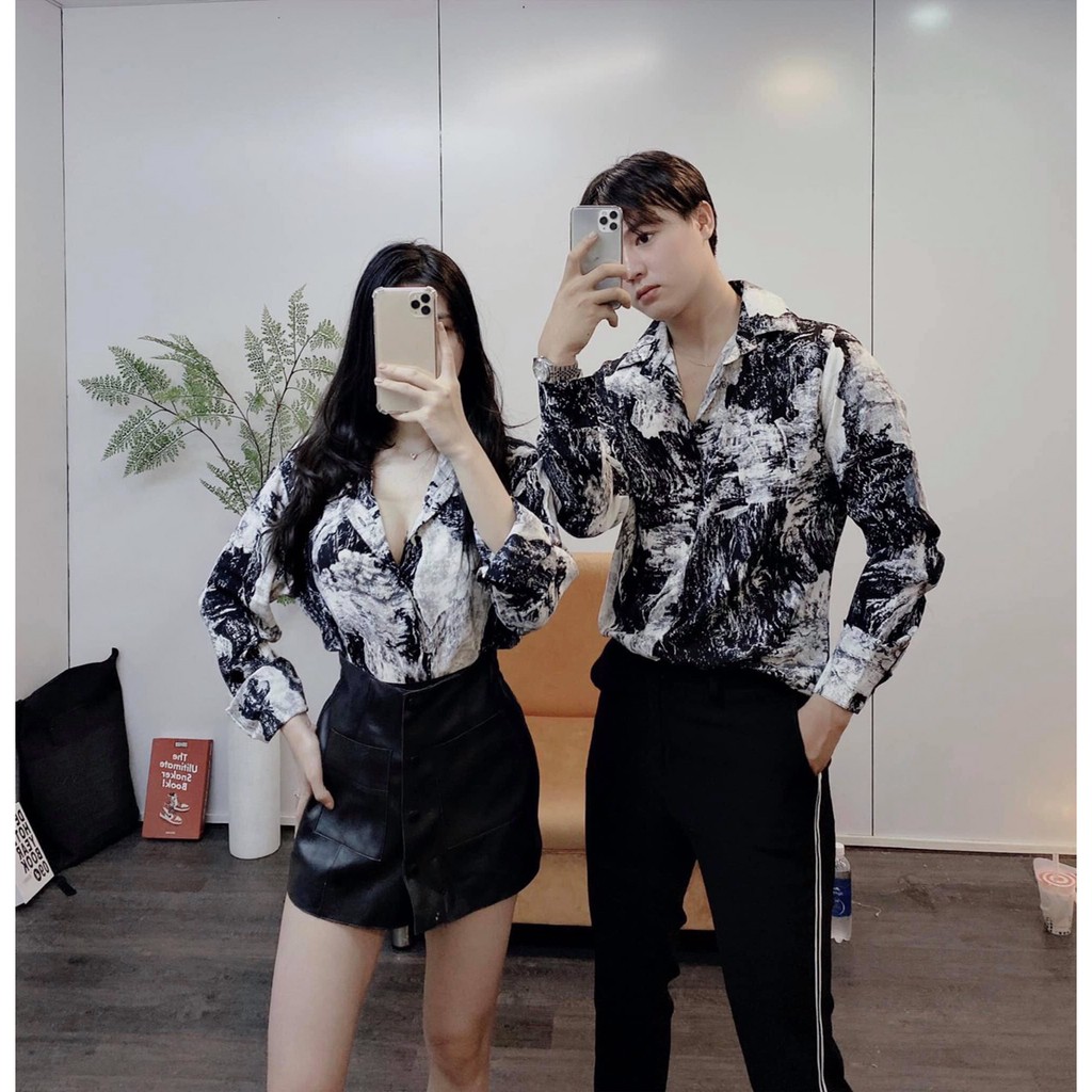 Áo sơ mi cặp, áo sơ mi đôi nam nữ