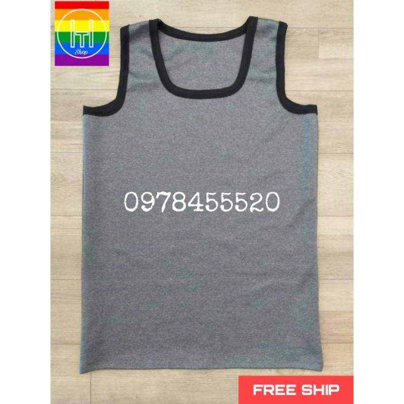 ❤Áo nịt ba lỗ dài Tomboy sb trans trong bó ngoài rộng🥰