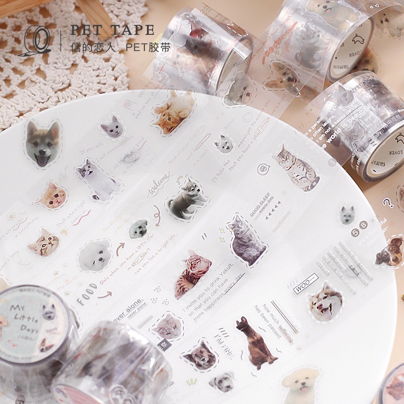 Cuộn Băng Keo Giấy Washi In Chữ My Little Day Trang Trí Sổ Lưu Niệm Diy