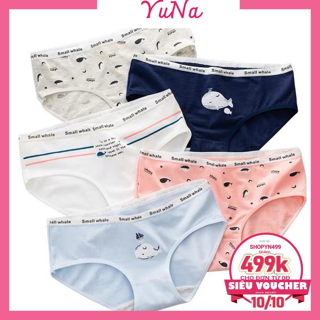 Quần lót cotton nữ in họa tiết cute siêu dễ thương, phụ kiện thời trang MAIKA