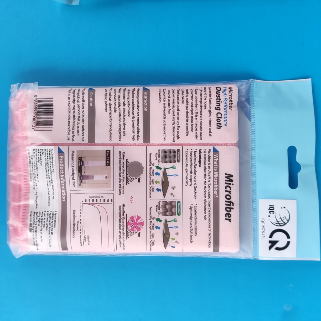 Khăn Lau Đa Năng Microfiber Lock&Lock  Màu Hồng WEL009P