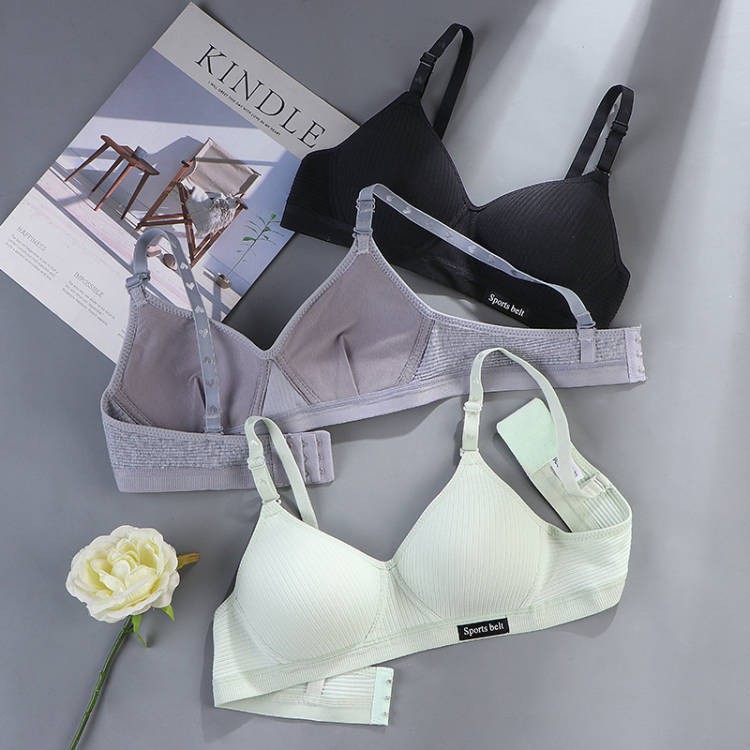 Áo Ngực Bralette Nữ Sinh Không Gọng Cute Chất Cotton Mút Mỏng Mềm Mát Phom Gọm Ngực Đẹp A554