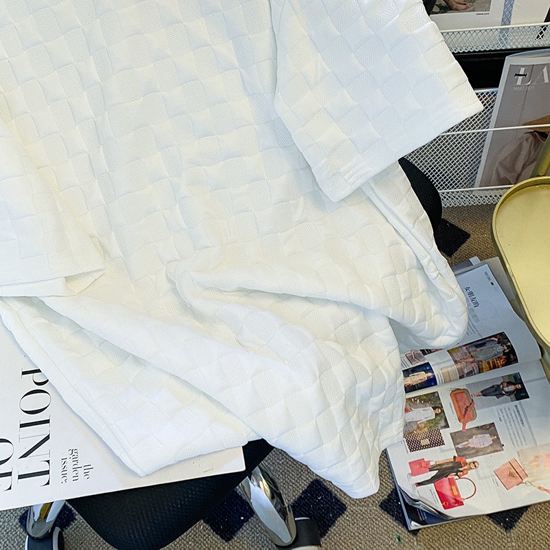 ZHELIHANGFEI Áo Thun Sweater Cổ Tròn Tay Dài Kẻ Sọc Thiết Kế Trẻ Trung Cá Tính